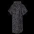 Mystic - Velor Poncho AOP - Black